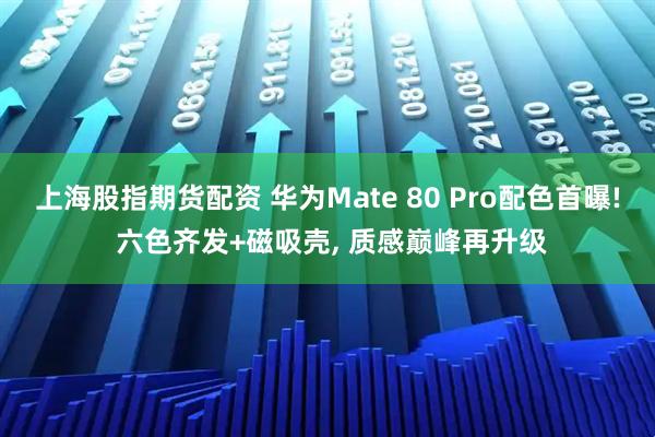上海股指期货配资 华为Mate 80 Pro配色首曝! 六色齐发+磁吸壳, 质感巅峰再升级